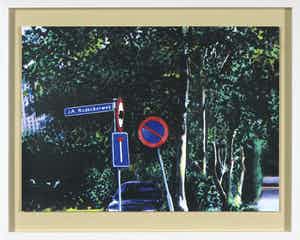 Rob Scholte - Zeefdruk, J.A. Rädecker uit serie Bergense School, 13 dorpsgezichten - Ingelijst verkocht voor € 1!