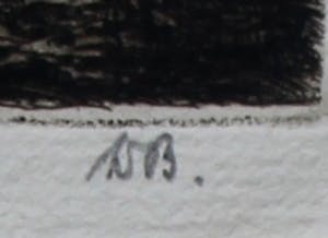 Dirk Baksteen - ets: boerderij met boom kopen? Bied vanaf 80!