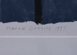 Harrie Gerritz - Castle on Blue, Ingelijst (groot) kopen? Bied vanaf 75!