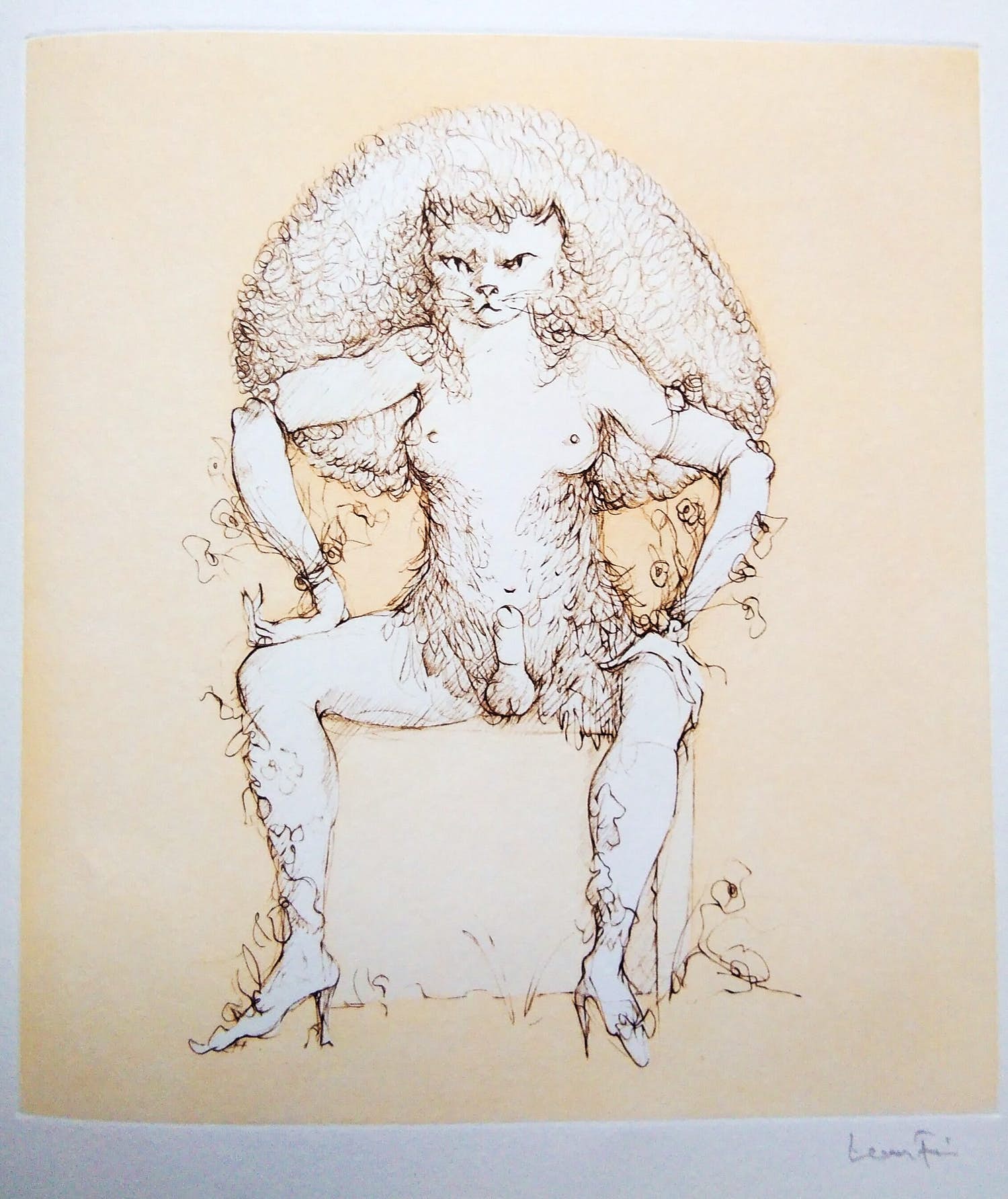 Leonor Fini - Ets 1976 verkocht voor € 65!