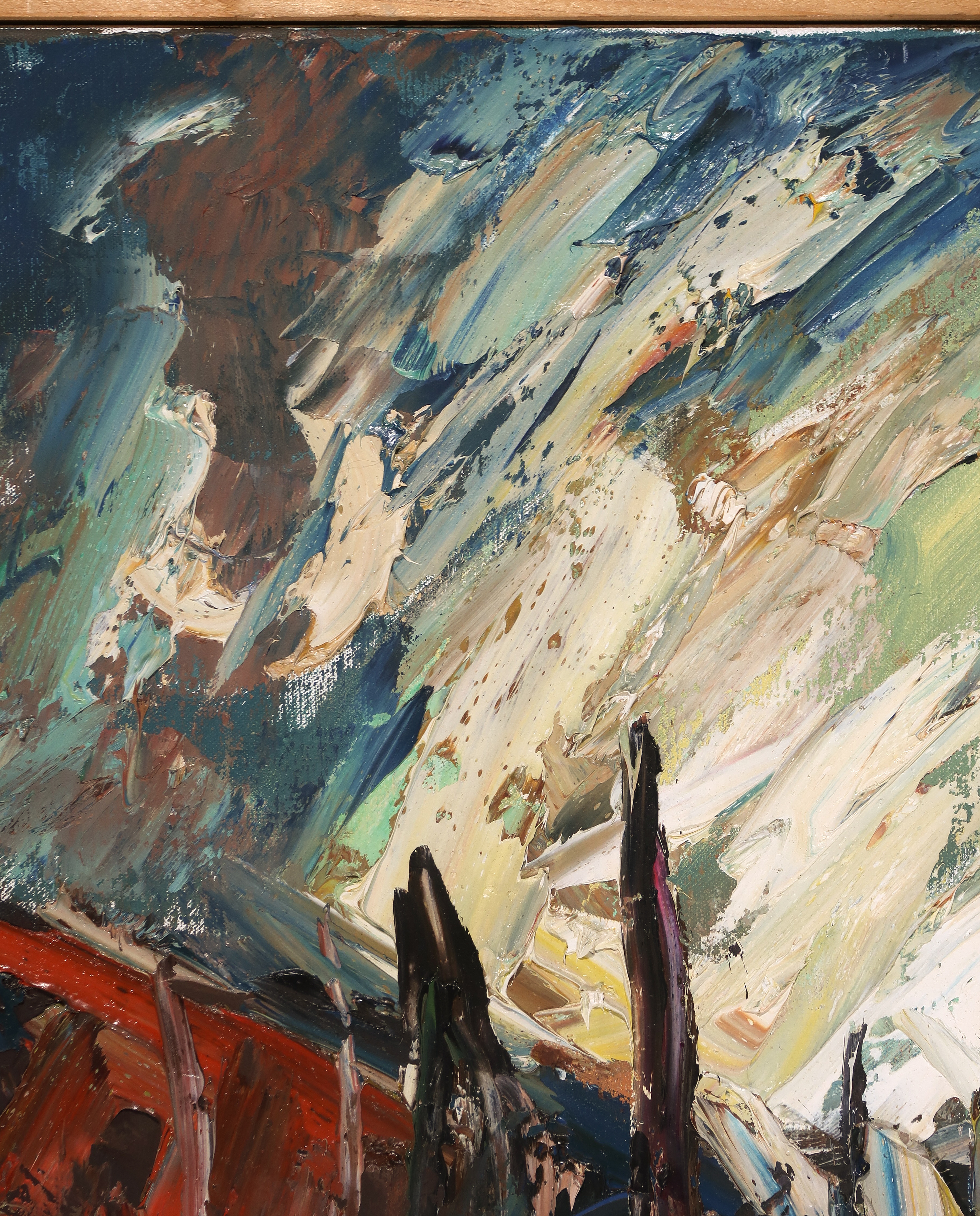 Berry Brugman - Olieverf op doek, Borinage - Ingelijst (Groot) kopen? Bied vanaf 10!