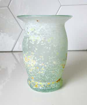 Seguso - Blank glazen Scavo vaas verkocht voor € 1!