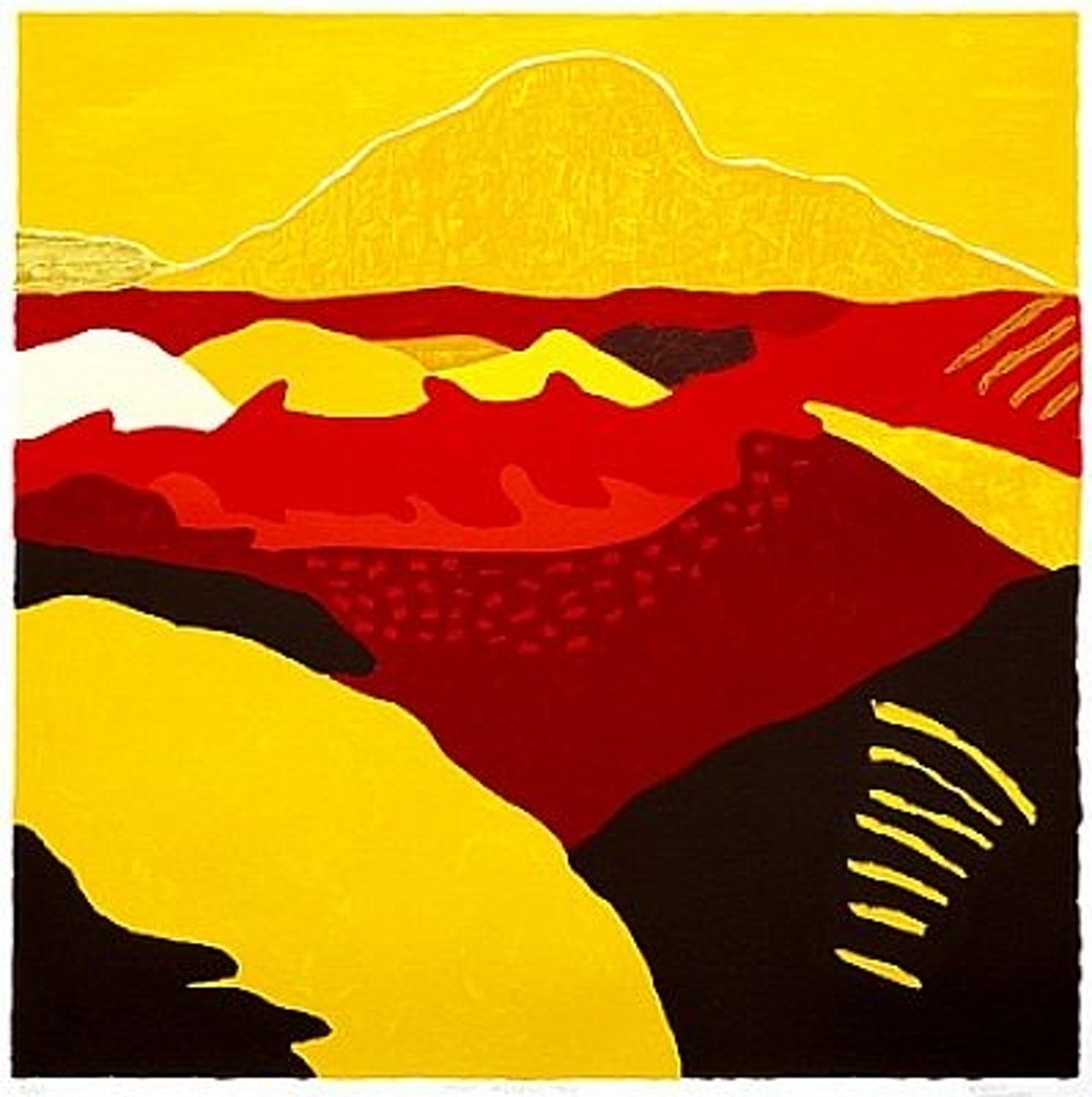 ronald-boonacker-kleurenzeefdruk-mount-vesuvius-slechts-40-ex