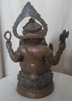 Niet of onleesbaar gesigneerd - Ganesha beeld brons toegesrijven aan 19e eeuw, uit Tibet kopen? Bied vanaf 1!