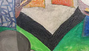 Niet of onleesbaar gesigneerd - Olieverf op doek, Abstracte compositie - Ingelijst kopen? Bied vanaf 1!