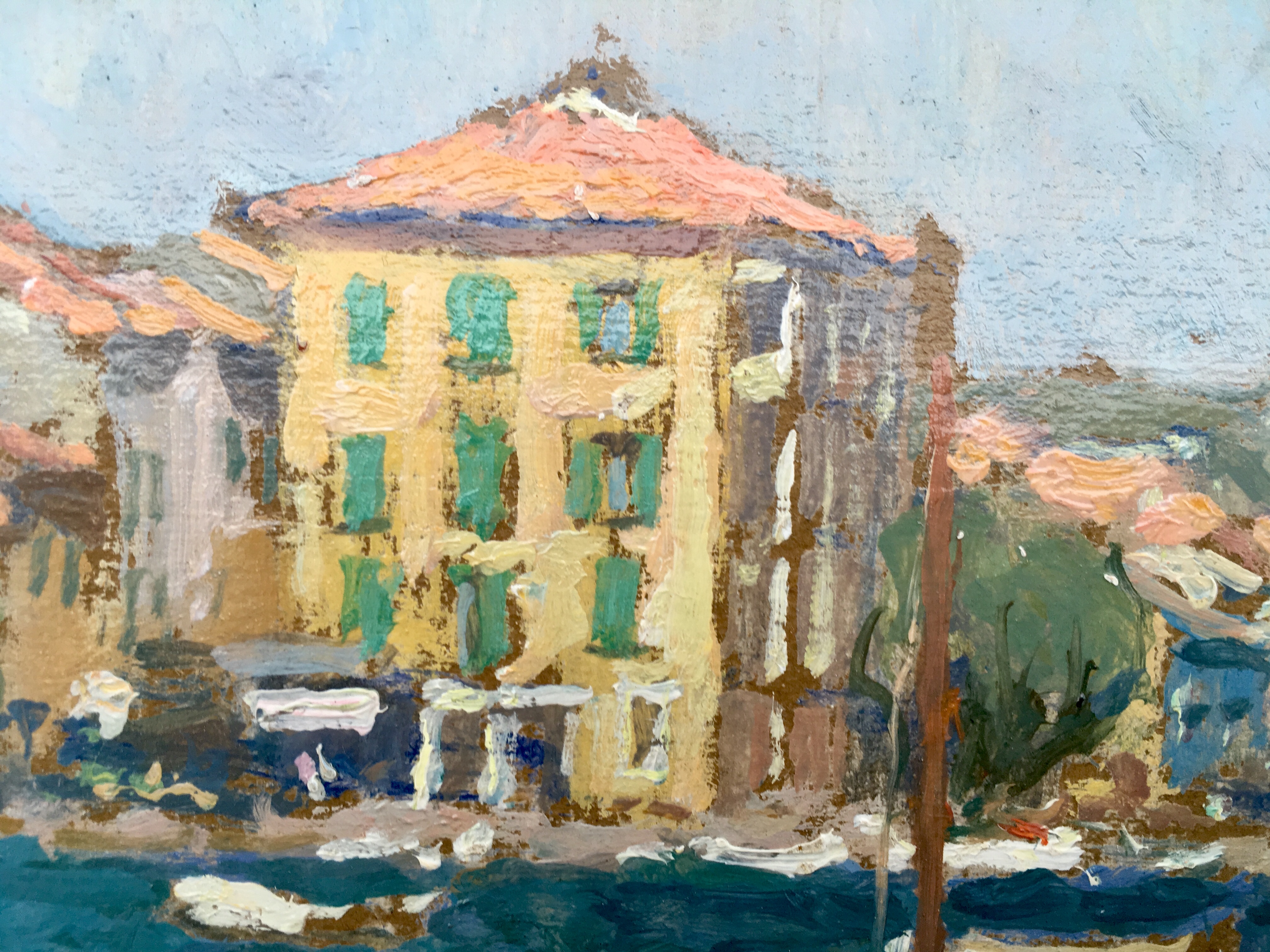 Hendrik Jan Wolter - Along the harbour of Sanary kopen? Bied vanaf 4000!