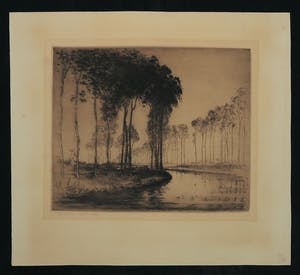 William Anderson Sherwood - Ets, Zonder titel kopen? Bied vanaf 1!