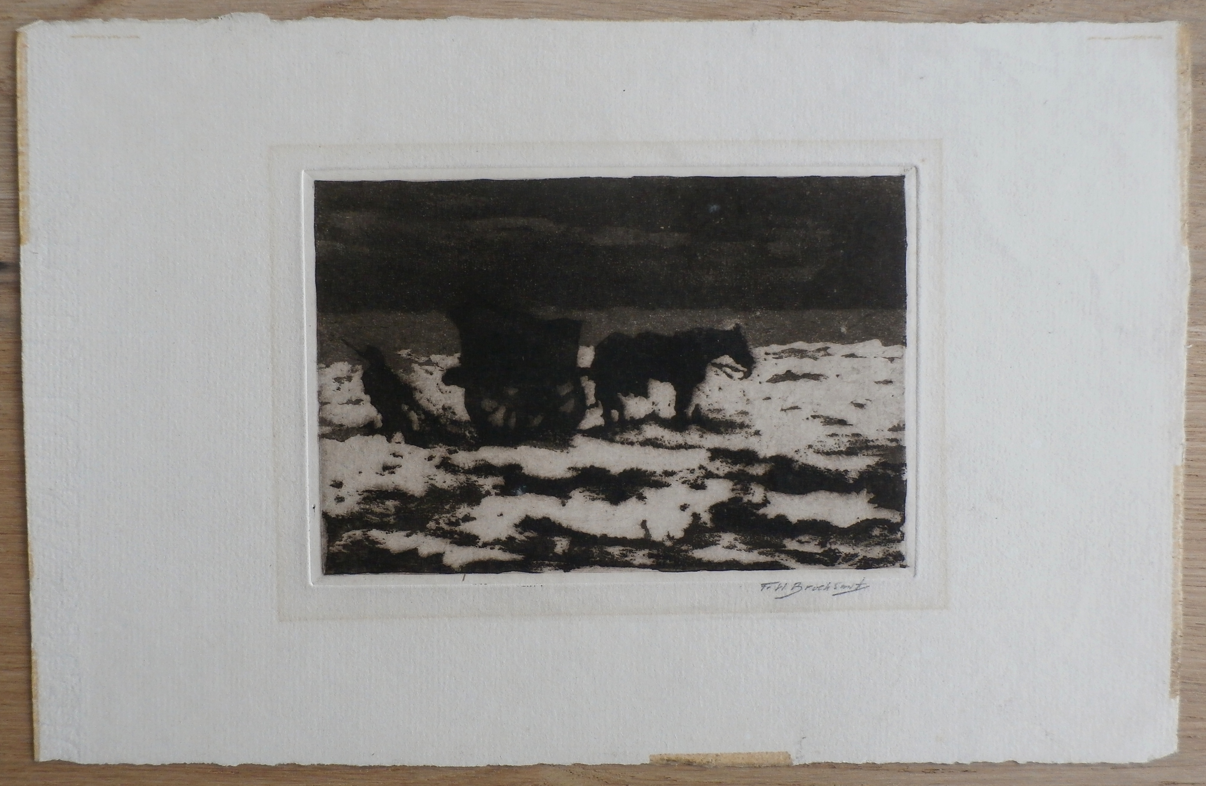 Frederika Broeksmit - ets: schelpenvisser  kopen? Bied vanaf 35!