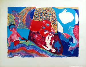 Jacqueline de Jong - Litho - Gesigneerd en genummerd - 1967 verkocht voor € 40!