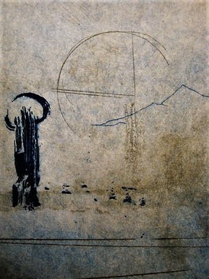 Jan Montyn - Bijzondere Beperkte Oplage 1986 Kleur Ets "Trois Segnes" VANAF 1€!! kopen? Bied vanaf 1!