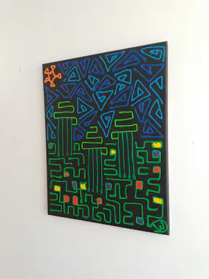 Wiesje van Dam - Flowers in the parc kopen? Bied vanaf 40!