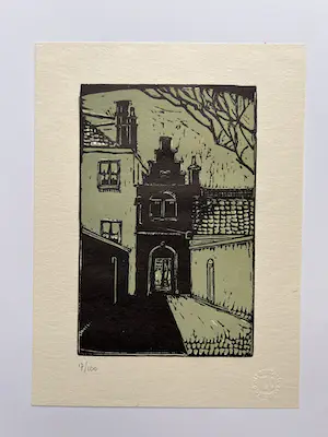 Dick Ket - Cassette met 12 linoleumdrukken kopen? Bied vanaf 250!