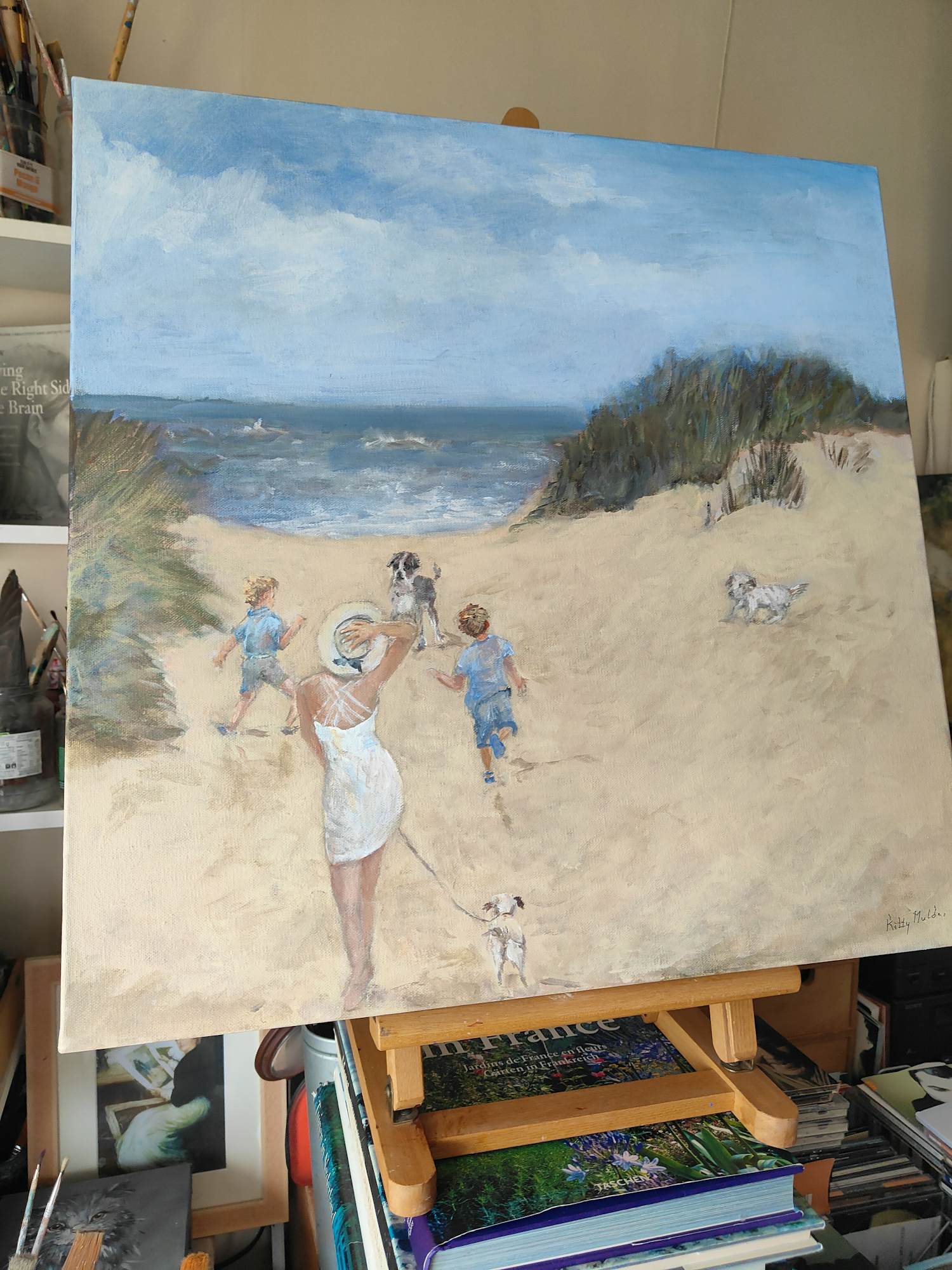 Kitty Mulder - Schilderes kopen? Bied vanaf 150!