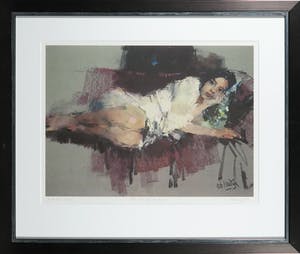 Rob Houdijk - Offset-litho, Op de sofa - Ingelijst kopen? Bied vanaf 40!