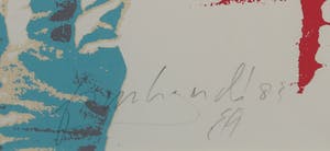 Frank Gude - Zeefdruk, Coureur - Ingelijst kopen? Bied vanaf 1!