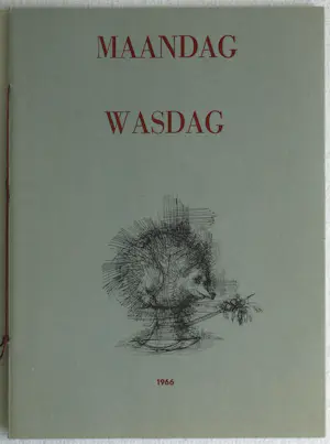 Jan Baptist Bedaux - + Dirkje Kuik + Hans Anten , Poëziebundel ‘Maandag Wasdag’ – 1966 kopen? Bied vanaf 100!