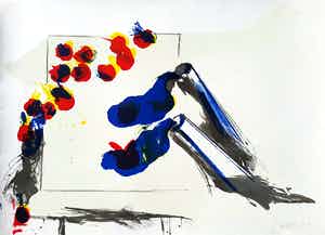 Ger Lataster - Fruitschietende kanonnen, litho verkocht voor € 65!