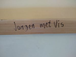 Martin van Wordragen - Jongen met vis. kopen? Bied vanaf 300!