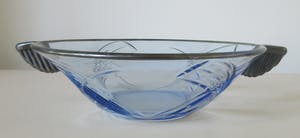 Curiosa - Art Deco 7-delige persglazen fruit set met verzilverde rand kopen? Bied vanaf 1!