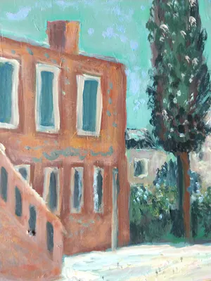 Denny Jacobs - Winters stadsgezicht te Arnhem kopen? Bied vanaf 120!