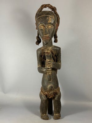 Fang - Old African statue from the Fang - Gabon. kopen? Bied vanaf 75!