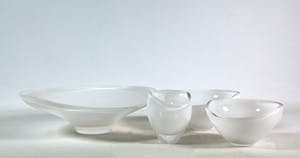 Carina Riezebos - 4-delig glazen dinerset kopen? Bied vanaf 80!