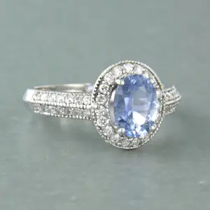 14k wit gouden ring met een kwarts en briljant geslepen diamant tot. 0.42ct kopen? Bied vanaf 650!