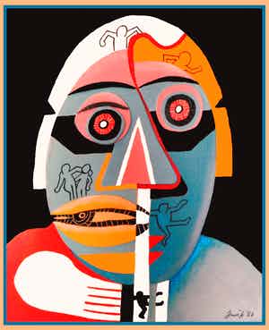 Peter Nieuwendijk - KEITH HARING STILL IN SHAPE verkocht voor € 295!