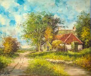 Toon Wildeboer - huisje in landschap verkocht voor € 10!