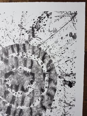 Sam Francis - Abstracte compositie - groot werk kopen? Bied vanaf 595!