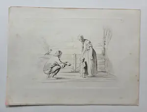 Jozef Israëls - Vissersfamilie. kopen? Bied vanaf 20!