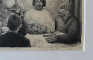 Jan Strube - "Christus en de Emausgangers" No. 9 kopen? Bied vanaf 85!