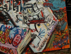 Peter Klashorst - Acrylverf op doek , “Ik Jan Cremer” - 120 x 100 cm – 2002 kopen? Bied vanaf 425!