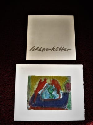 Gerard Schaperkotter - Intrigerend jaren 1974 Abstract pointillistisch Aquarel - gesigneerd kopen? Bied vanaf 34!