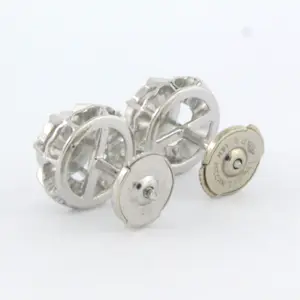 18k wit gouden oorbellen bezet met briljant geslepen diamant 0.40ct- F/G - VS/SI kopen? Bied vanaf 500!