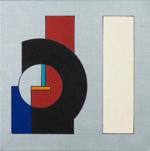 Guy Vandenbranden - Acryl op doek: Geometrische compositie - 2001 kopen? Bied vanaf 1499!