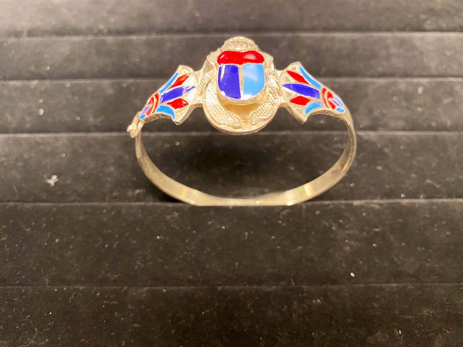 Zilveren Armband Scarabee verkocht voor € 40!