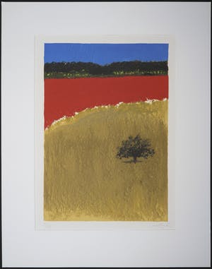 Carlo Mattioli - Zeefdruk/Reliëfdruk, Landschap kopen? Bied vanaf 60!