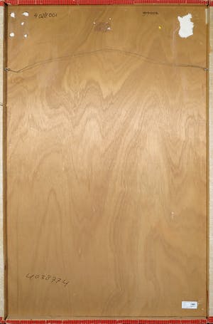 Ossip - Gemengde techniek op hout en papier, Twee Heren (Zeer Groot) kopen? Bied vanaf 50!