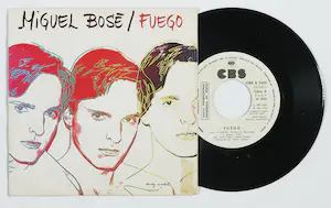 Andy Warhol - LP's en een gesigneerd boekje, Miguel Bosé kopen? Bied vanaf 1!