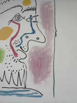 Pablo Picasso - Bearded Self-Portrait kopen? Bied vanaf 27!