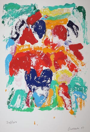 Jan Cremer - Zeefdruk, Tulips III kopen? Bied vanaf 150!