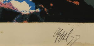 Karel Appel - Zeefdruk, Zonder titel - Ingelijst kopen? Bied vanaf 1!