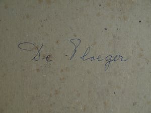 Daniel Wilhelm Bekking - Ingelijste aquarel / gewassen inkt , De ploeger kopen? Bied vanaf 1!
