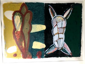 Piet Warffemius - Slangekracht - Zeefdruk, Fraai Ingelijst kopen? Bied vanaf 80!