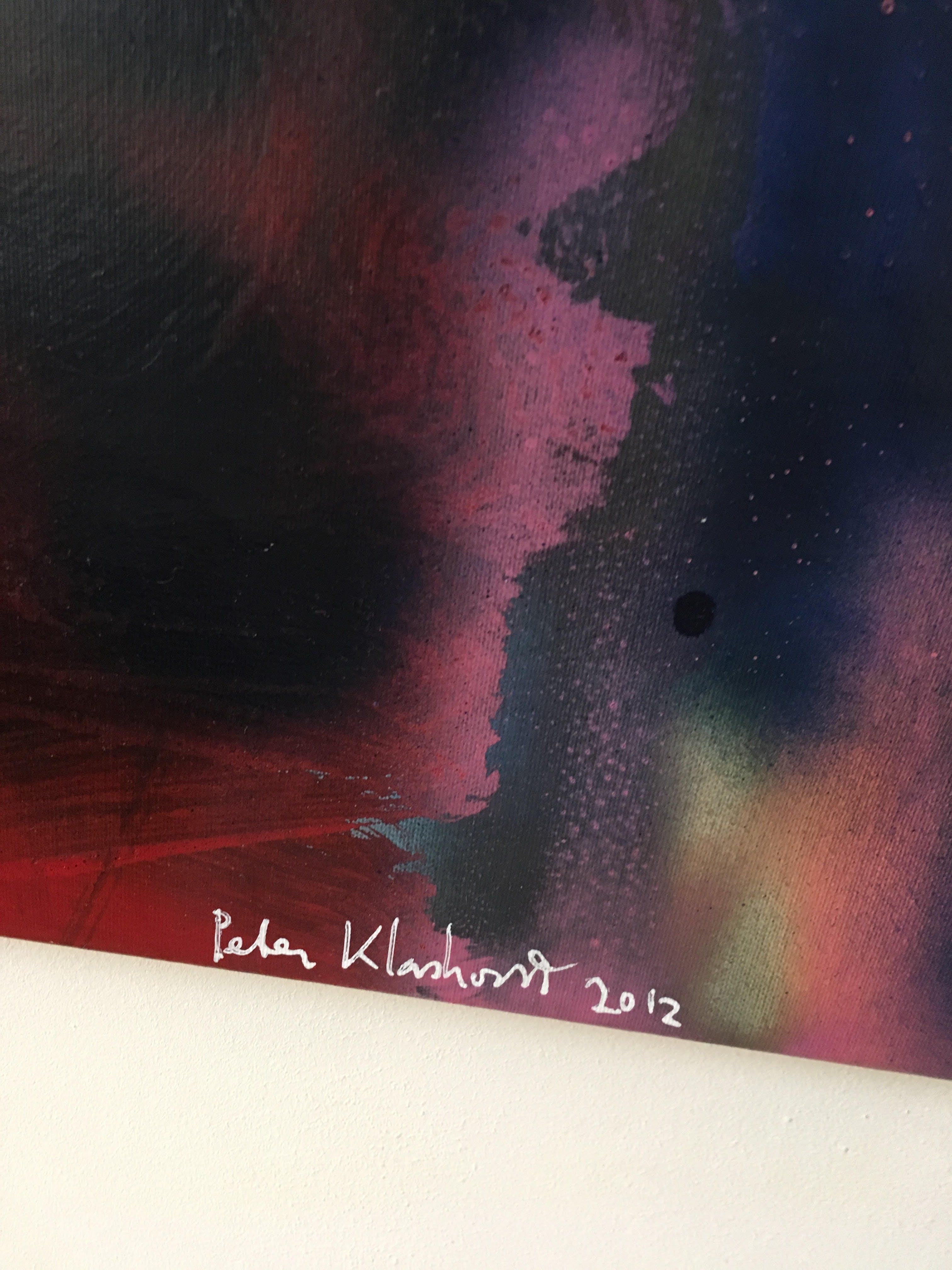 Peter Klashorst - Portret vrouw - Groot werk 90 x 80 cm kopen? Bied vanaf 225!