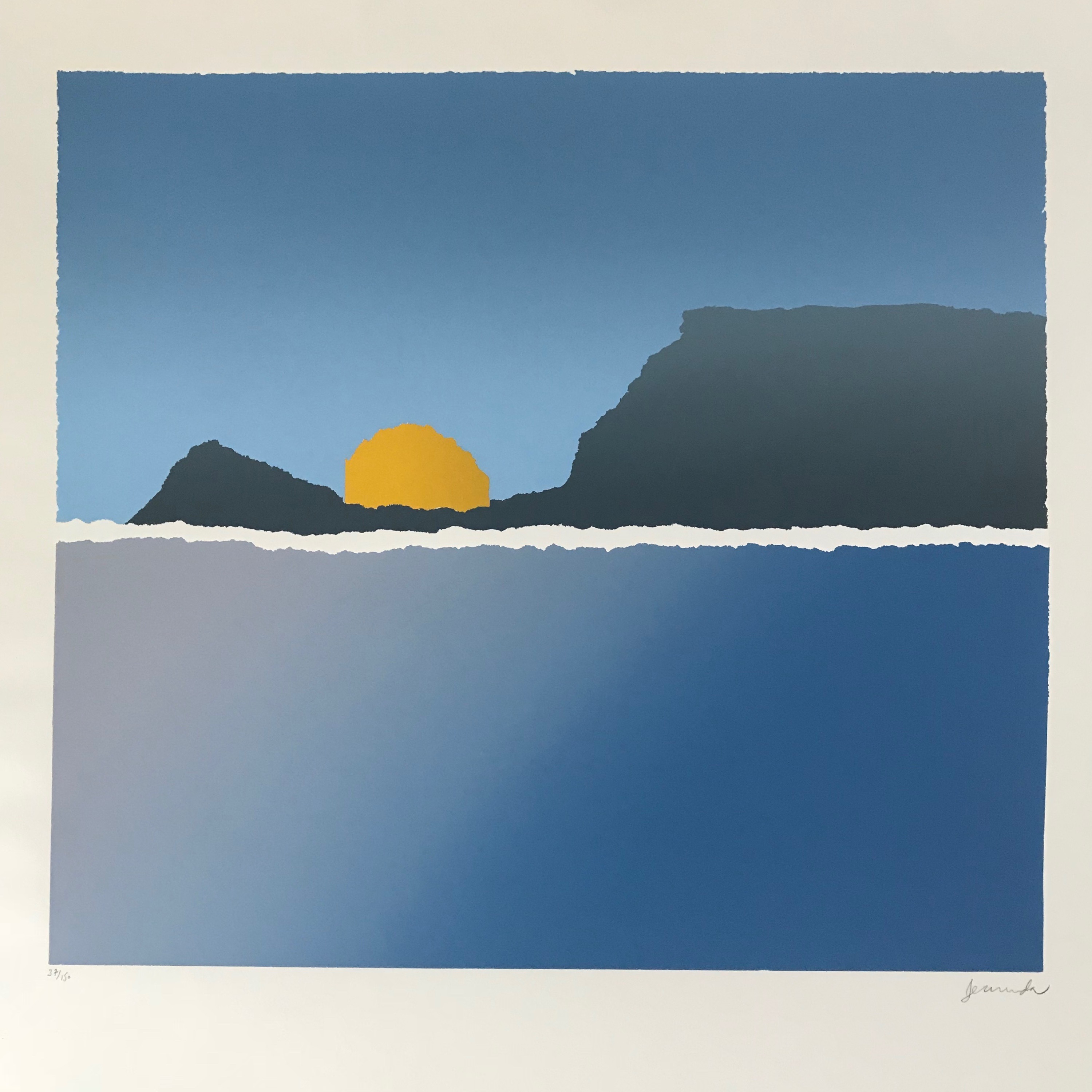Arthur Secunda - Grote gesigneerde kleurenlitho - 37/150 - 'Winter' kopen? Bied vanaf 55!