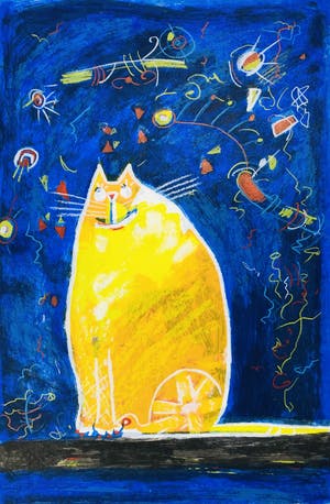 Franz Lauter - Yellow cat kopen? Bied vanaf 65!