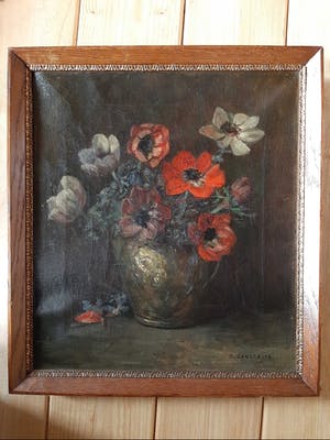 Buy Emanuel van der Ven - Bloemstilleven? Bid from 100!