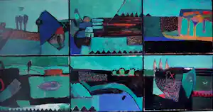 Jeroen Krabbé - Zeefdruk: - 1992 (groot werk) vendu pour 135€ !